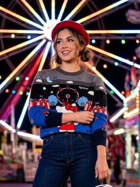 Hello Kitty Carnival Knit Sweater (Night Time) XL